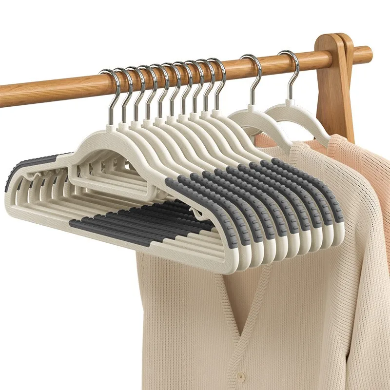 

Cloududa 10pcs Clothes Household Anti Slip Shoulder Corner Drying Rack Plastic Hangers