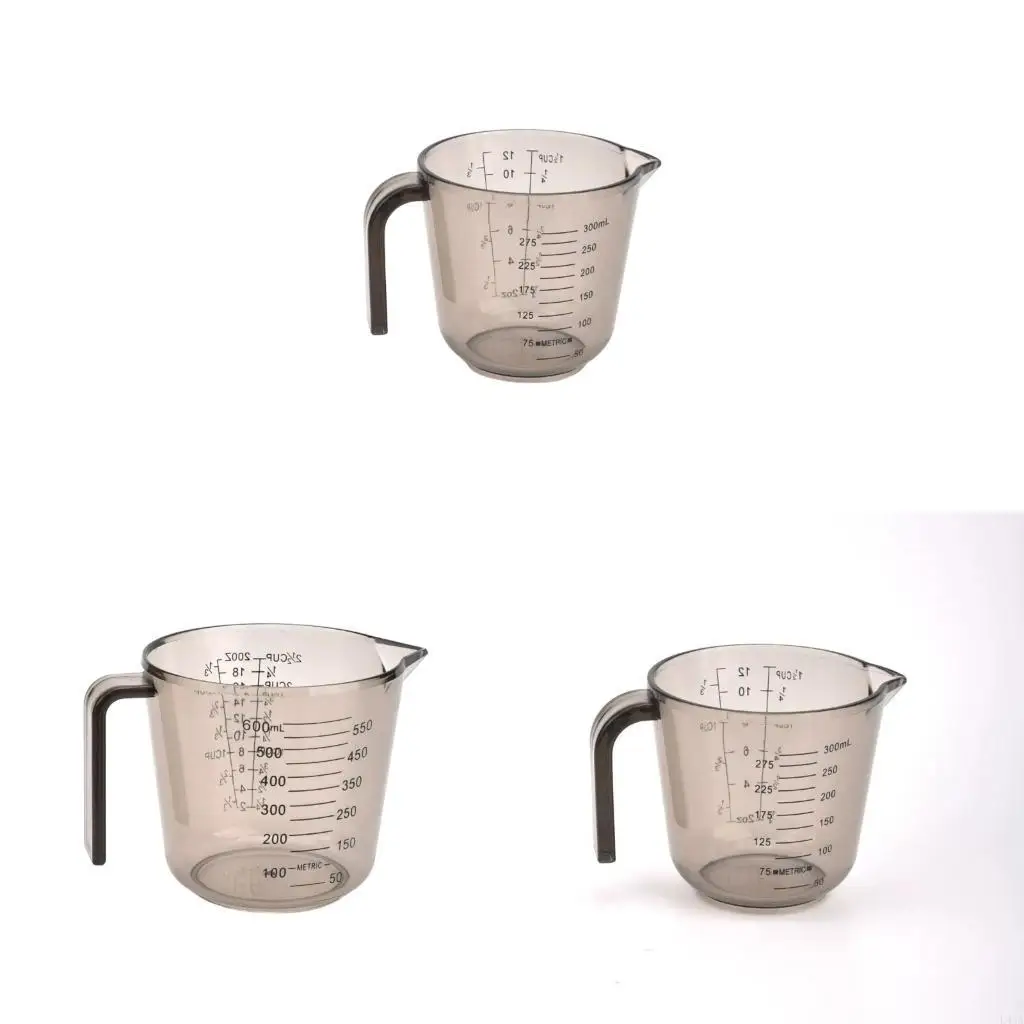 L43A Accuracy Graded Plastic Baking Cup Baking Tool Measuring Jugs For Home Cooks Camping Enthusiasts And Daily Use