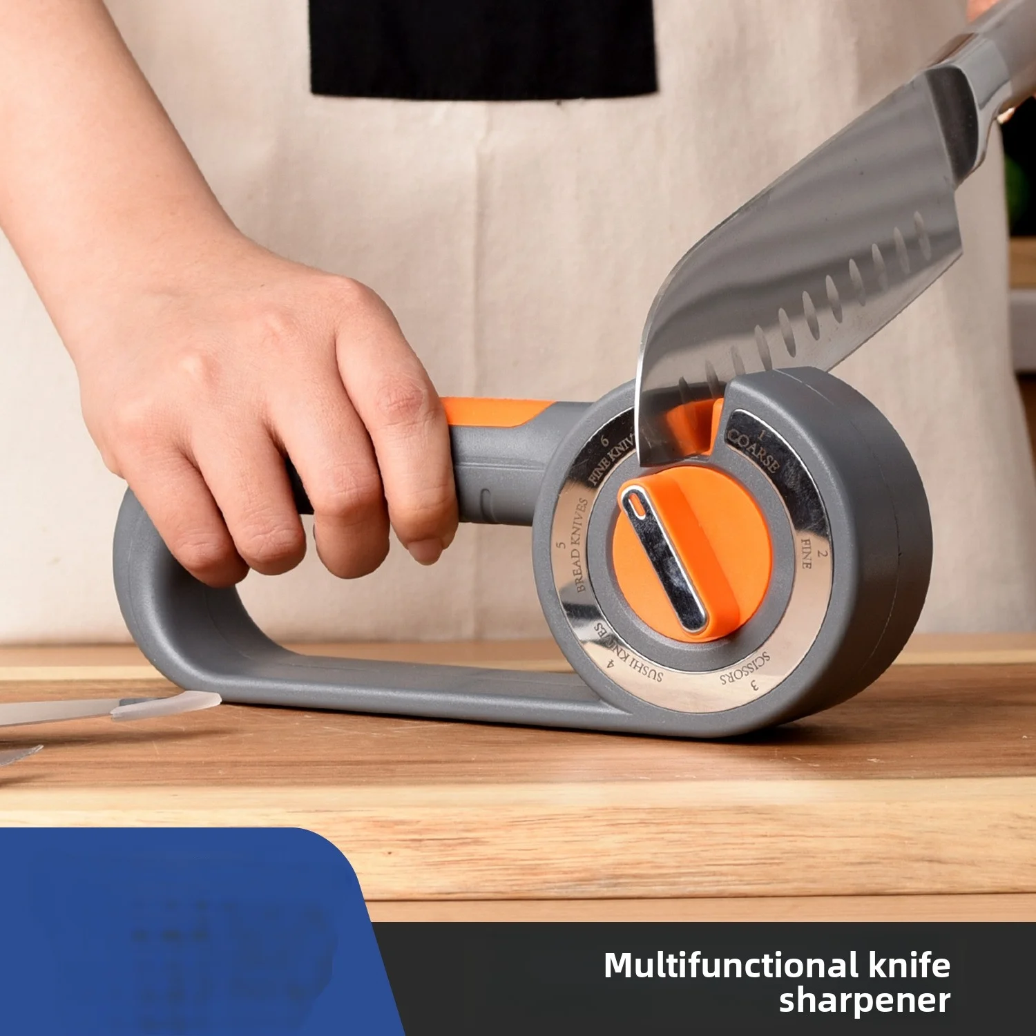 

Алмазная точилка для ножей 6 в 1, высококачественный бытовой кухонный нож, ручная точилка для ножей с быстрым углом установки, божественный инструмент