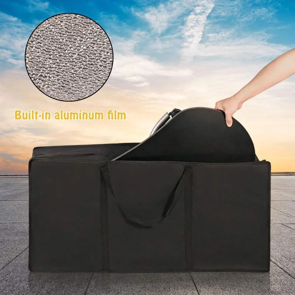 LEIBOU Professional 36''L Portable & Foldable Manicure Table Nail Technician Desk Workstation Manicure Table