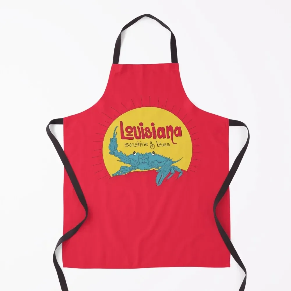 

Louisiana Sunshine & Blues Apron men Things For The Kitchen Kitchen on the wall Novelties Kitchen And Home Apron