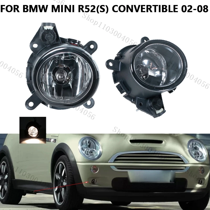 

Передняя противотуманная фара автомобиля для BMW Mini R52(S) Convertible 2002-2008 для Mini Cooper R50 R52 R53 Hatchback 2002-2006 Фара противотуманная фара