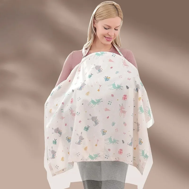 Cartoon Nursing Covers Portable for Outings Nursing Towel Breastfeeding Multifunction Breastfeeding Prevent Exposure Cloak