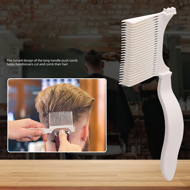 Removable Hair Cutting Comb Replacement Limit Comb Pushing And Cutting Comb Arc-Shaped Comb Barber Salon Accessories