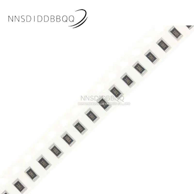 10 peças 1206 chip resistor 3.3kΩ (3301)± 0.1% arg06btc3301 smd resistor componentes eletrônicos