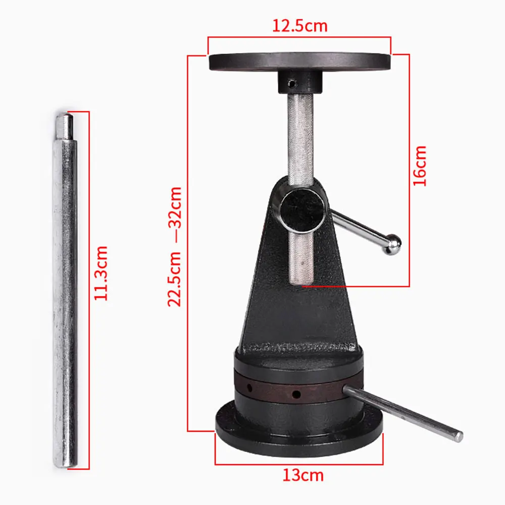 งานไม้ทําด้วยมือ DIY แกะสลัก/แกะสลักตารางการหมุนหลายมุมเหล็กหล่อ Turntable ตารางโรตารี่ยกแกะสลัก Turntable