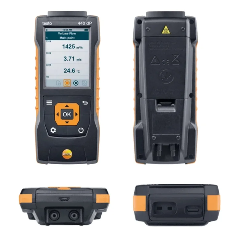 Testo 440 Delta P Air Flow ComboKit 2 مع بلوتوث 0563 4410