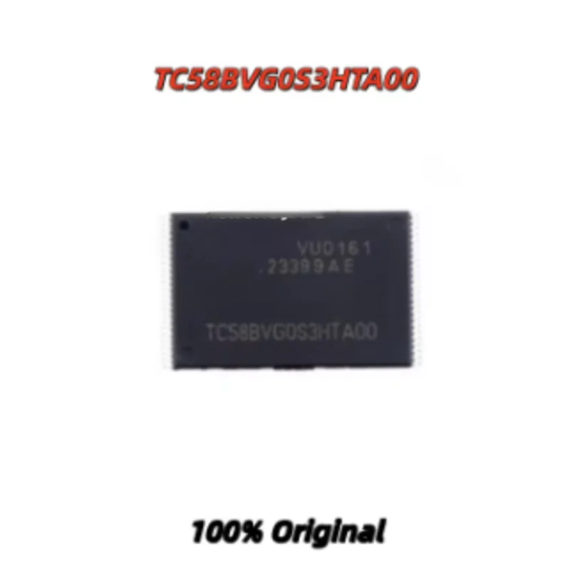 2PCS 100% Original TC58BVG0S3HTA00 TSOP-48 NAND Flash Memory IC 1Gbit 25ns 2.7V-3.6V SLC NAND Chip for Storage Device
