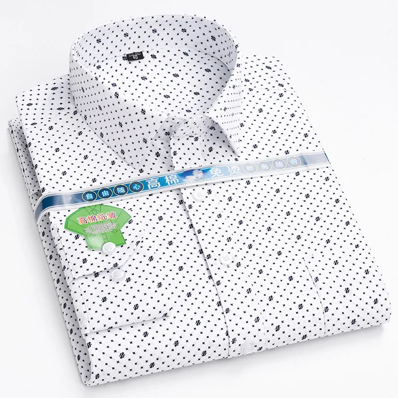 Camisa de algodón ligero para hombre, camisa informal de negocios que combina con todo, transpirable, resistente al desgaste, ropa de oficina