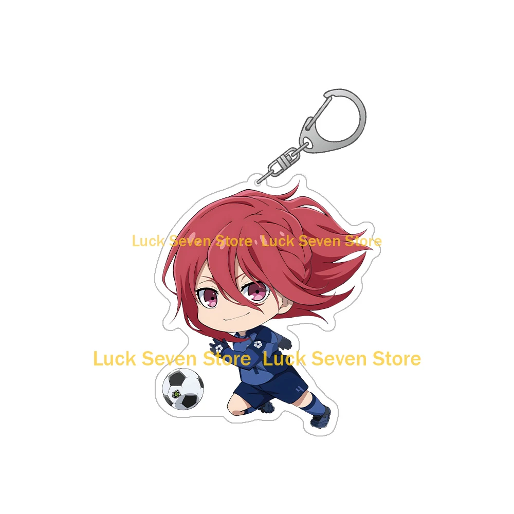 Lucky Seven Store TV football Anime Blue lock Official You Hiori Yoichi Isagi cute Acrylic keychain Bag pendant holiday gift