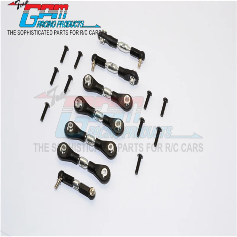 GPM SET joran TIE lengkap ALUMINIUM-7 BH untuk TRAXXAS 1/18 LATRAX SST Teton 4WD Upgrade