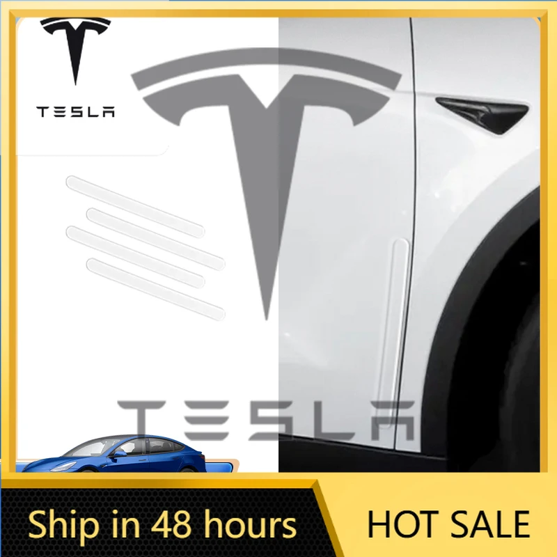 

Car Sticker 2025 HOT Car Sticker For Tesla Model Y Model 3 2020-2026 Car Door Anti-collision Strips Invisible Scratch Resistant