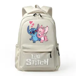 New Disney Lilo Stitch Backpack for Girl Boy Student Teenager Children Rucksack Women Cute Casual School Bags Kids Birthday Gift