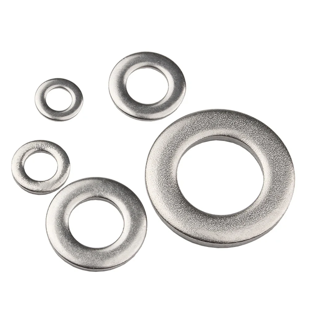 M1.6 M2 M2.5 M3 M4 M5 M6 M8-M24 Large Flat Washer Big Metal Gasket Meson Flat Plain Washers 304 Stainless Steel