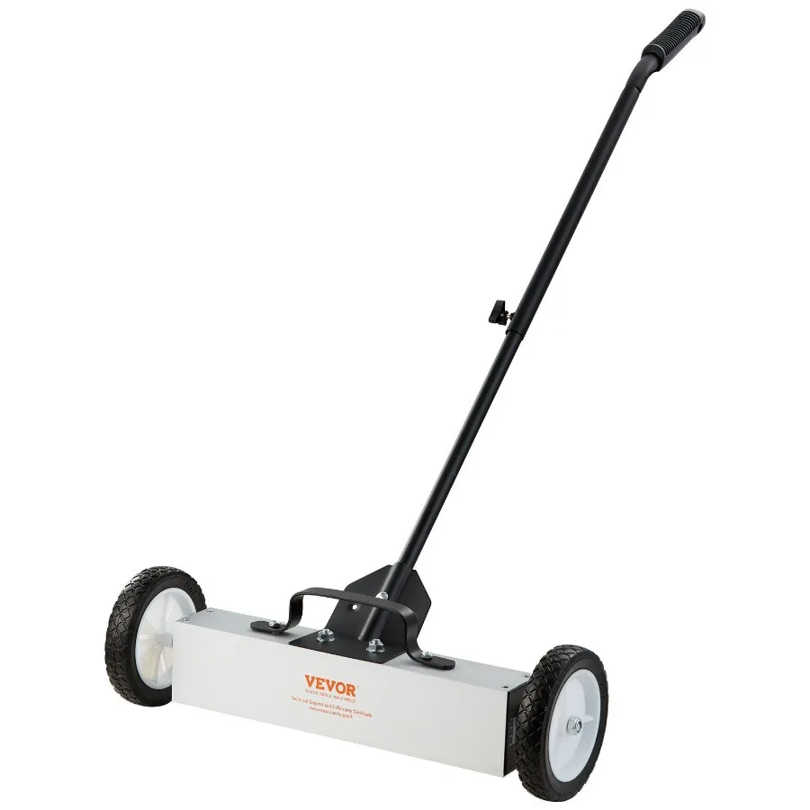 

45Lbs Rolling Magnetic Sweeper with Wheels PushType Magnetic Pick Up Sweeper 18inch Large Magnet Pickup Lawn Sweeper Magnet wi