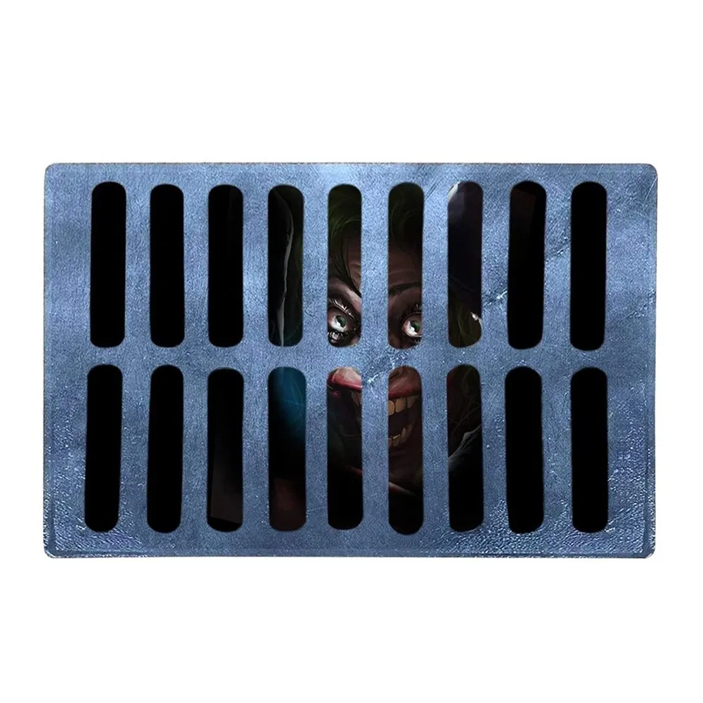 

3D Printed Nordic Minimalist Halloween Clown Trap Carpet for Living Room Bedroom Bedside Home Decor Modern Area Rug