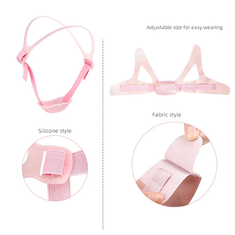 Adjustable Anti Snore Chin Belt Strap Mouth Breathing Correction Elastic Band Improve Sleeping Care Tool Anti Apnea Belt