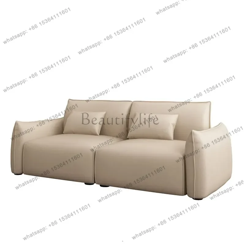 PG Oversized Beige Living Room Sofas Minimalist Japanese Modern Living Room Sofas Lazy 2 Seater Woonkamerbanken Home Furniture