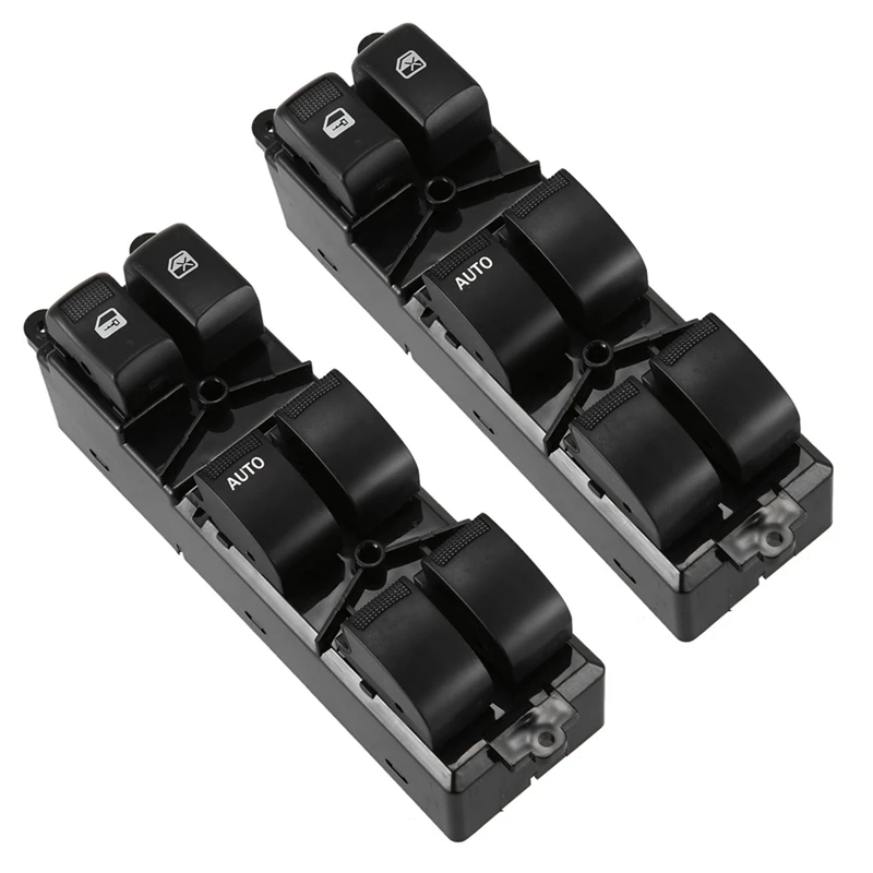 2 Piece Car Power Window Switch Window Lifter Black ABS Automotive Supplies For Isuzu D-MAX 8-97417469-0