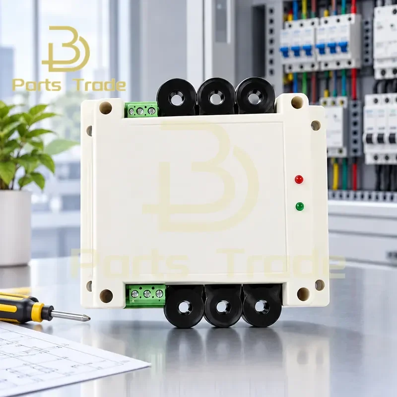 6 Channel Perforated AC Power Meter 24-bit 30A High Speed Current Frequency RS485 Modbus-RTU