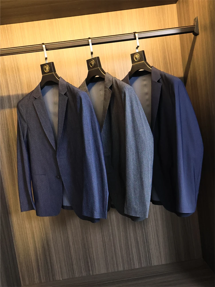 

Высококачественная летняя деловая повседневная шелковая ткань Jaet Full Glue Proc с плоским воротником, легкая, удобная, Faion Urban Sle