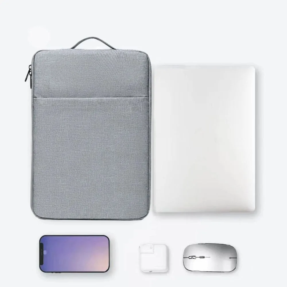 

Fashion Portable Computer Storage Bag 13/14inch Oxford Tablet Cover Clutch Bag Solid Color Computer Handbags Office