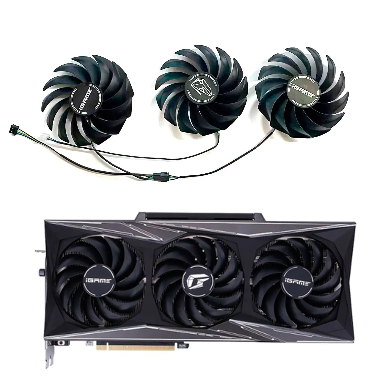 90MM PVA080E12R RTX3060 RTX3070 RTX3080 Cooling Fan For Colorful iGame RTX 3060 3070 3080 Ti Vulcan Video Card Fan