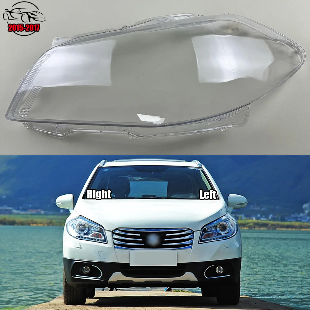 

For Suzuki S-cross 2015-2017 Headlamp Transparent Cover Lamp Shade Headlight Shell Lens Plexiglass Replace Original Lampshade