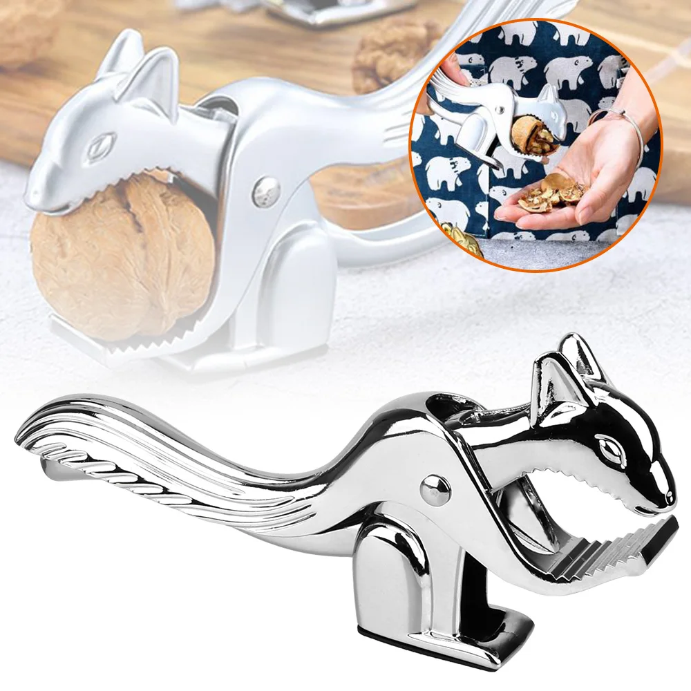 Squirrel Shape Pine Pecan Hazelnut Plier Multi-Function Quick Walnut Cracker Sheller Opener Almond Nut Pecan Nuts Nutcracker