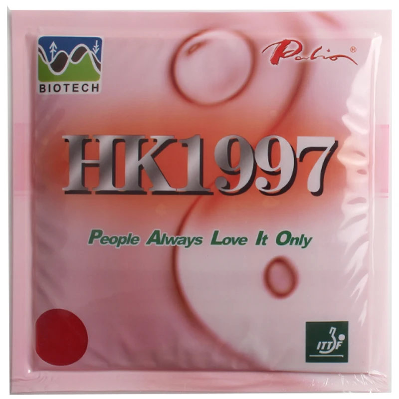 Fotografia 7: Palio 40+ hk1997 borracha de tênis de mesa dourada com esponja amarela, borracha pegajosa para ataque rápido com loop, raquete de pingue-pongue.