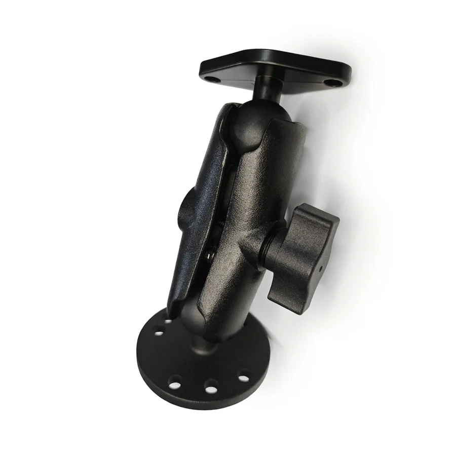 1 Inch 25mm Ram Ball Mount Double Socket Frame Holder Arm B Size Ball Mount for Boats Kayak Amps Gps Support Bracket