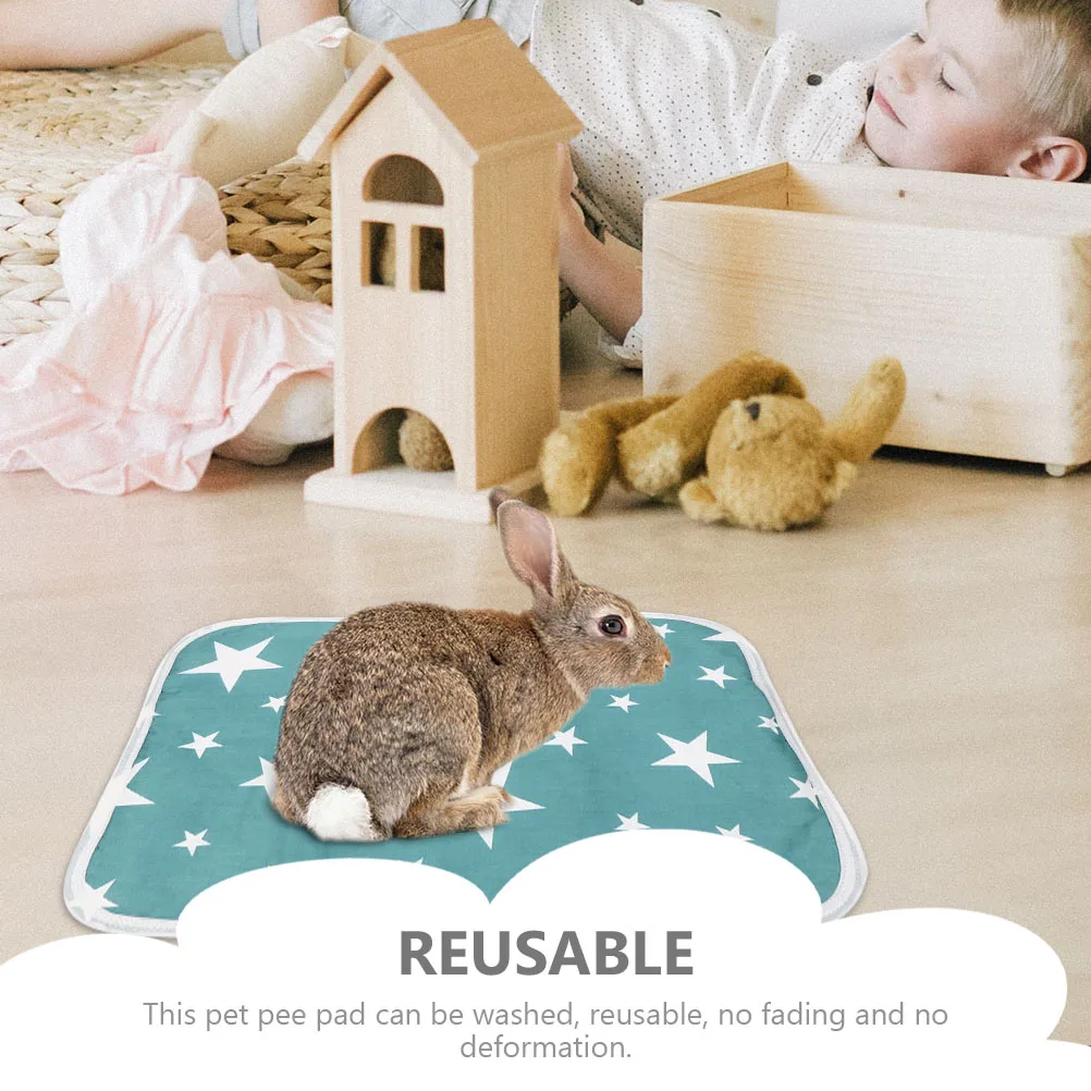 

4Pcs Professional Hamster Bedding Comfortable Rabbit Bedding Portable Lightweight Compact Design for Small Animals