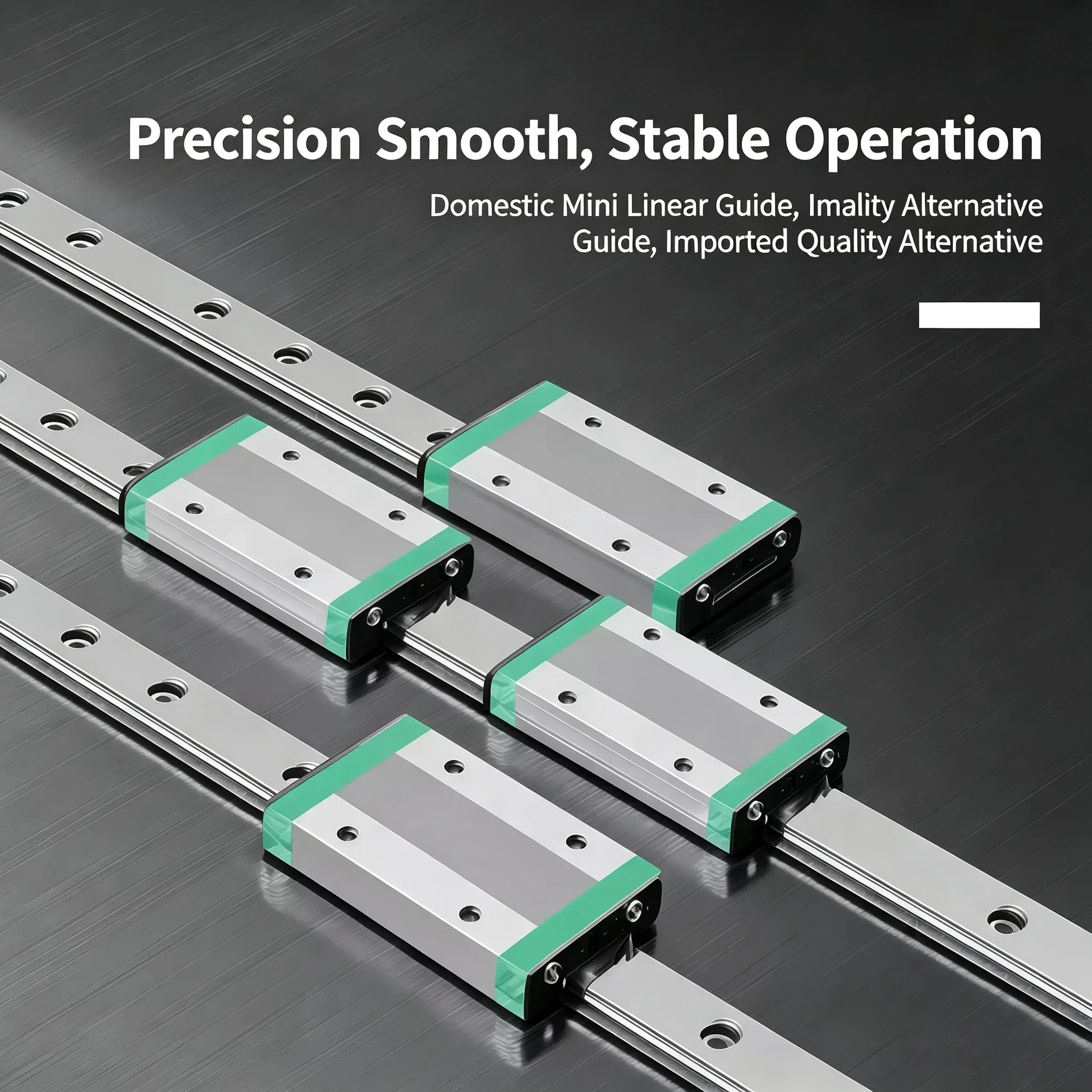 1PCS Domestic‑made bearing steel linear guide rail slider MGN12H 9H 7H 15H MGW7C 9C 12C 15CS