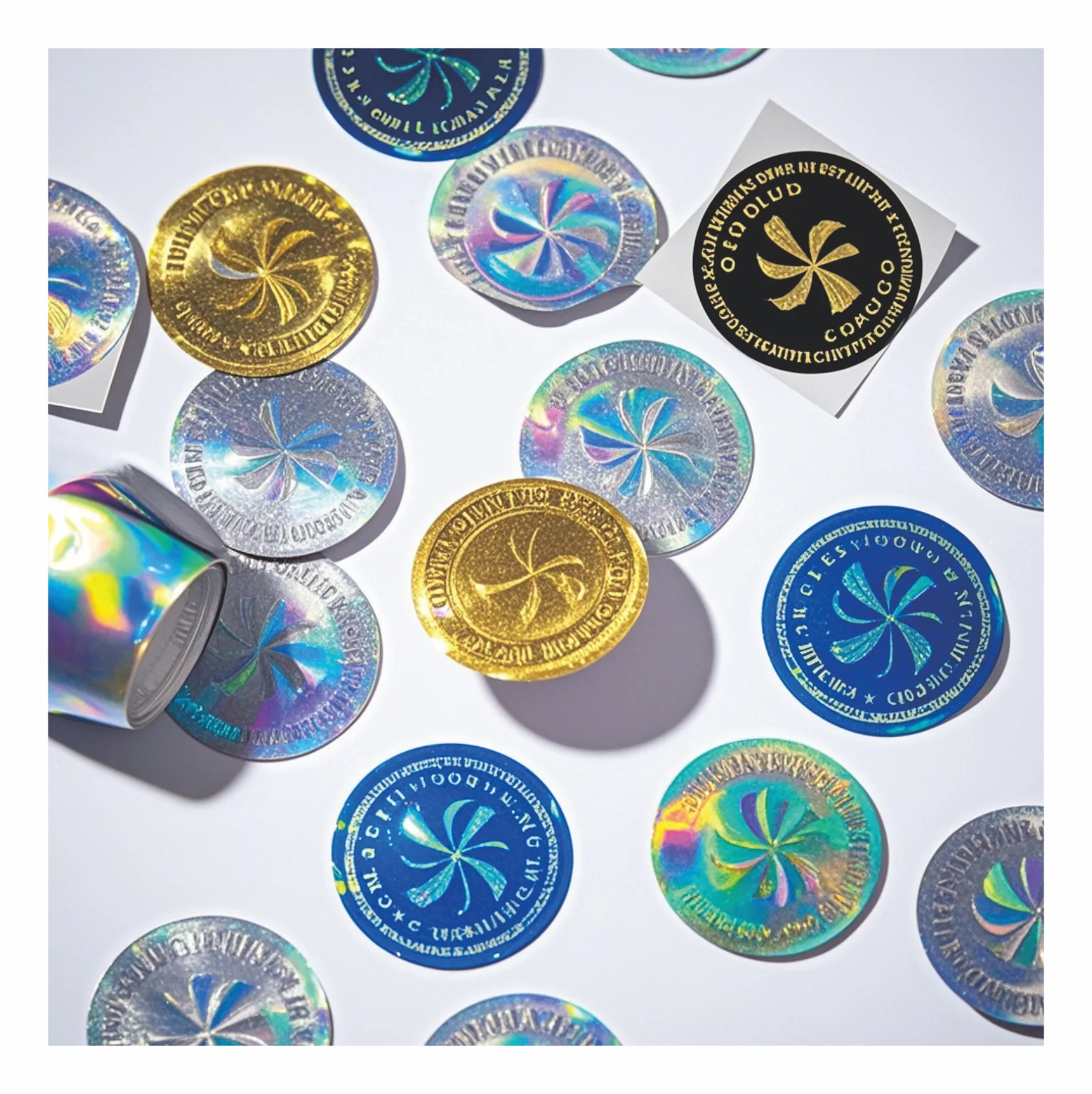 Professional Printed PET Hologram Label With Custom Logo Custom Hologram Label With Great Price
