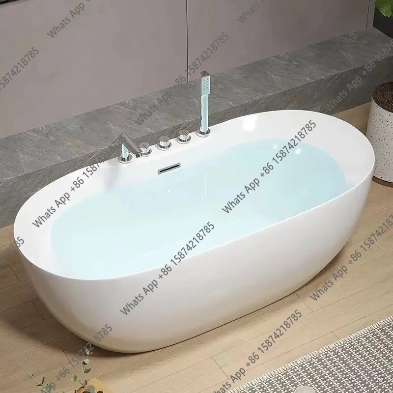 O Round Acrylic Bathtub Tub Higher Bath Tub Hotel Bathroom Customized Round Shaped Free Standing
