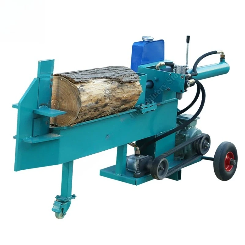 Hydraulic Woodworking Machinery Wood Splitter Two-Phase Motor High-efficiency Household Firewood Chopping Machine