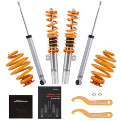 maXpeedingrods Adjustable Coilovers Suspension Kit For 3 series E46 320i 325i 328i 330i 320d 330d Coil Spring Kit