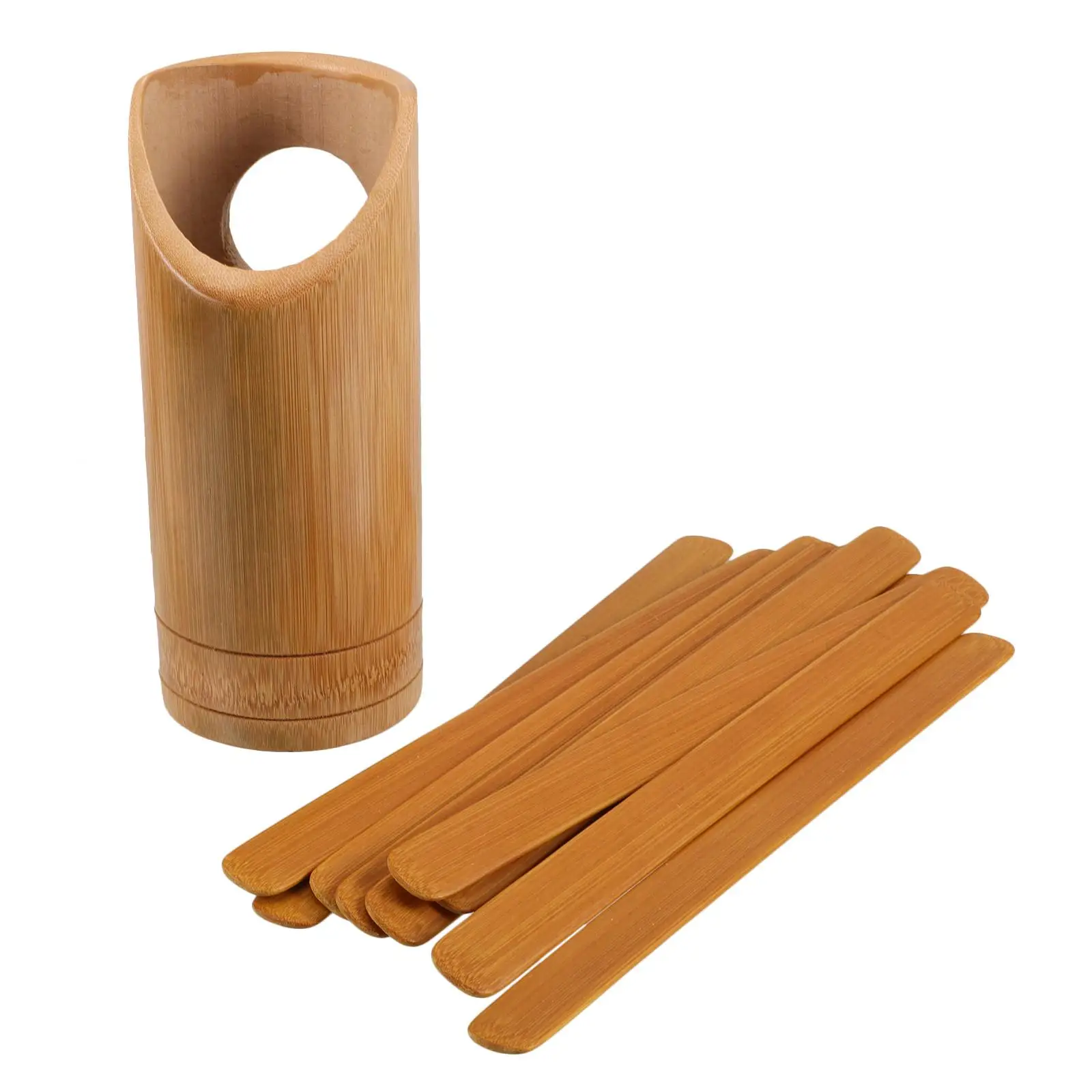 

Bamboo Stick Bucket Pick Dispenser Props Chinese Luck Sticks Fortune-telling Wands