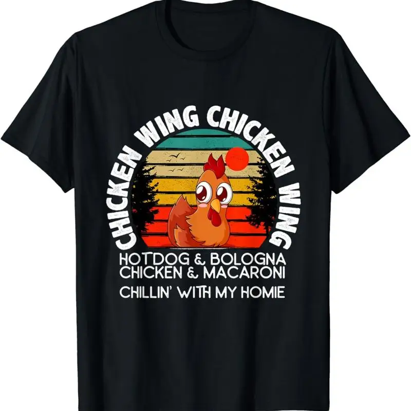 

Футболка Chicken Wing Hot Dog Болонья Макароны