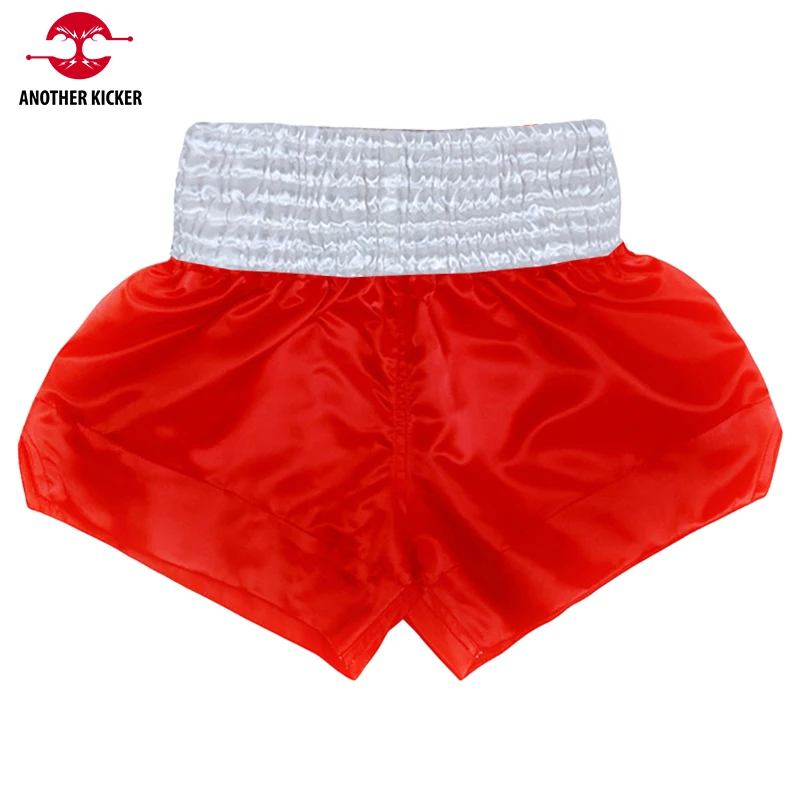 

Muay Thai Plain Bo Shorts Light Satin Kickbo Cage Fight Pants Men Women Kids Martial Arts Workout Clothes Custom