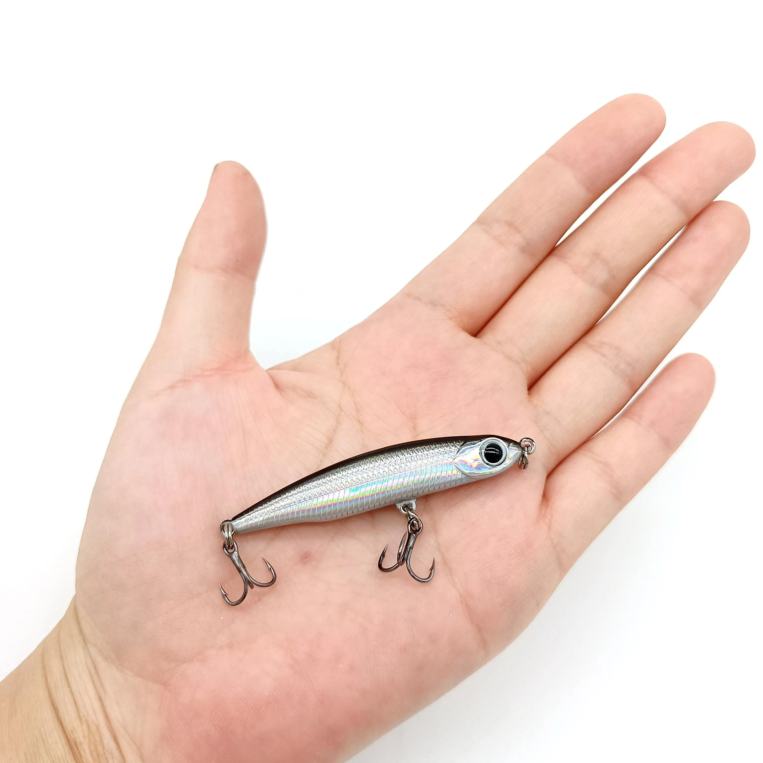 DUODUOYU 1PCS Sinking Pencil Fishing Lure Wobblers 3g/5g/8g/11.5g Mini Artificial Hard Bait 3D Eyes Pesca Trout Fishing Tackle