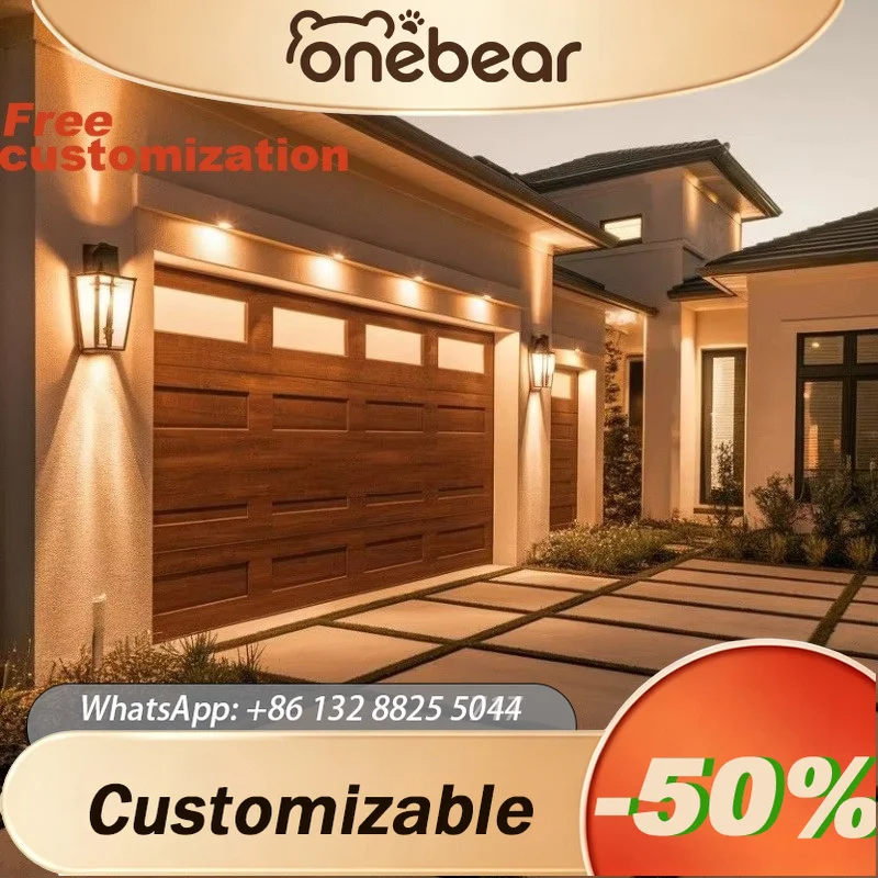 Any Size Custom Remote Control Automatic Aluminum Alloy Rolling Garage Door Modern Warehouse Home Safety Anti Theft Door