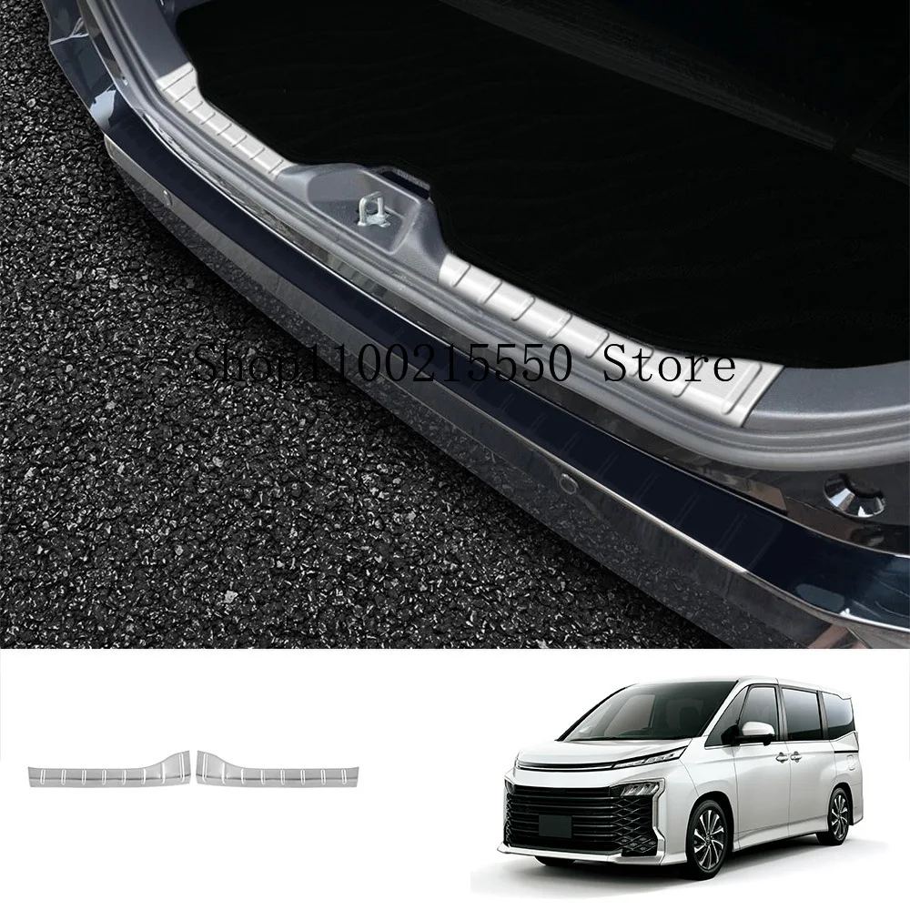 

Stainless Steel Rear Trunk Scuff Protector Plate Car Styling Cover Guard Accessories For TOYOTA NOAH/VOX90 2022-2024