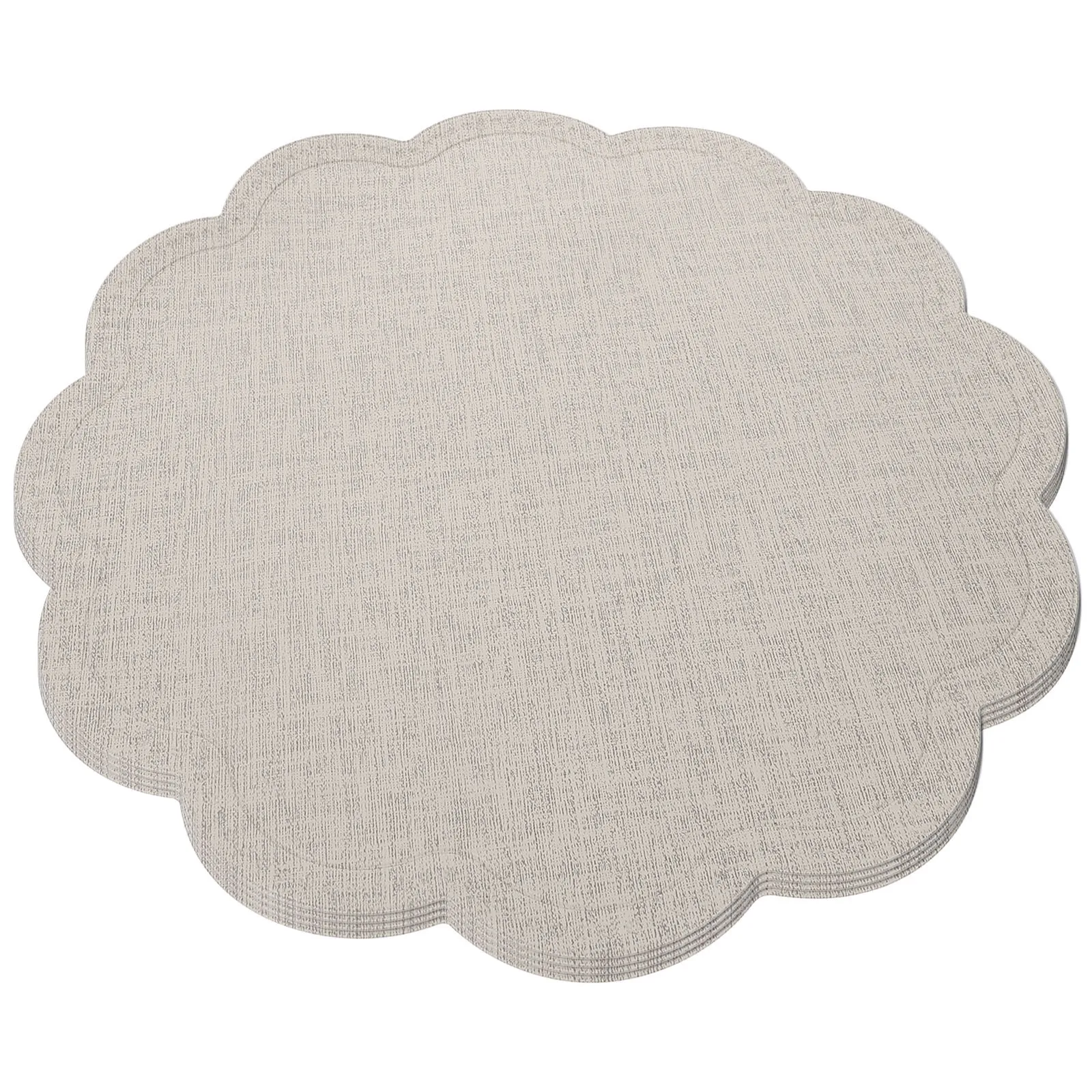 

4Pcs PU Placemats Heat Resistant Non Slip Simple Design Kitchen Dining Table Decorations Dining Table Mats