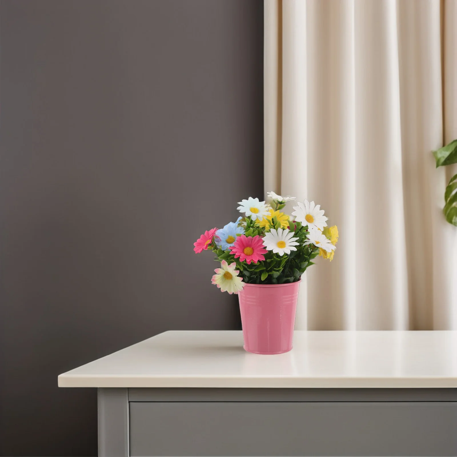 

Artificial Plants Indoor Daisy Ornaments Flower Fake Flowers Bonsais Adornments