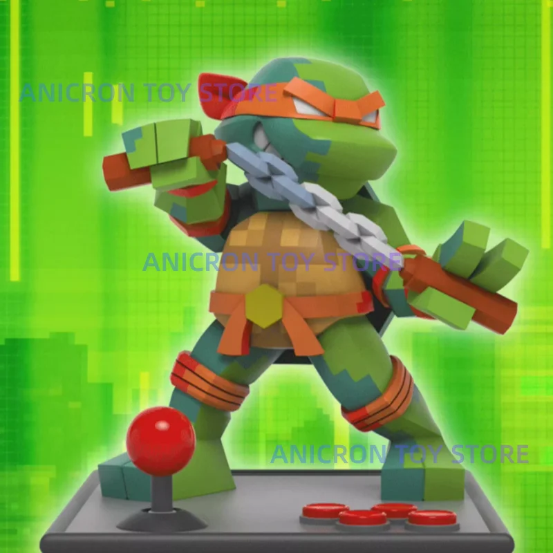 

В наличии новые Mighty Jaxx Turtles Rrcrde слепая коробка черепашки ниндзя аниме фигурка Tmnt настольный орнамент украшения игрушки подарок
