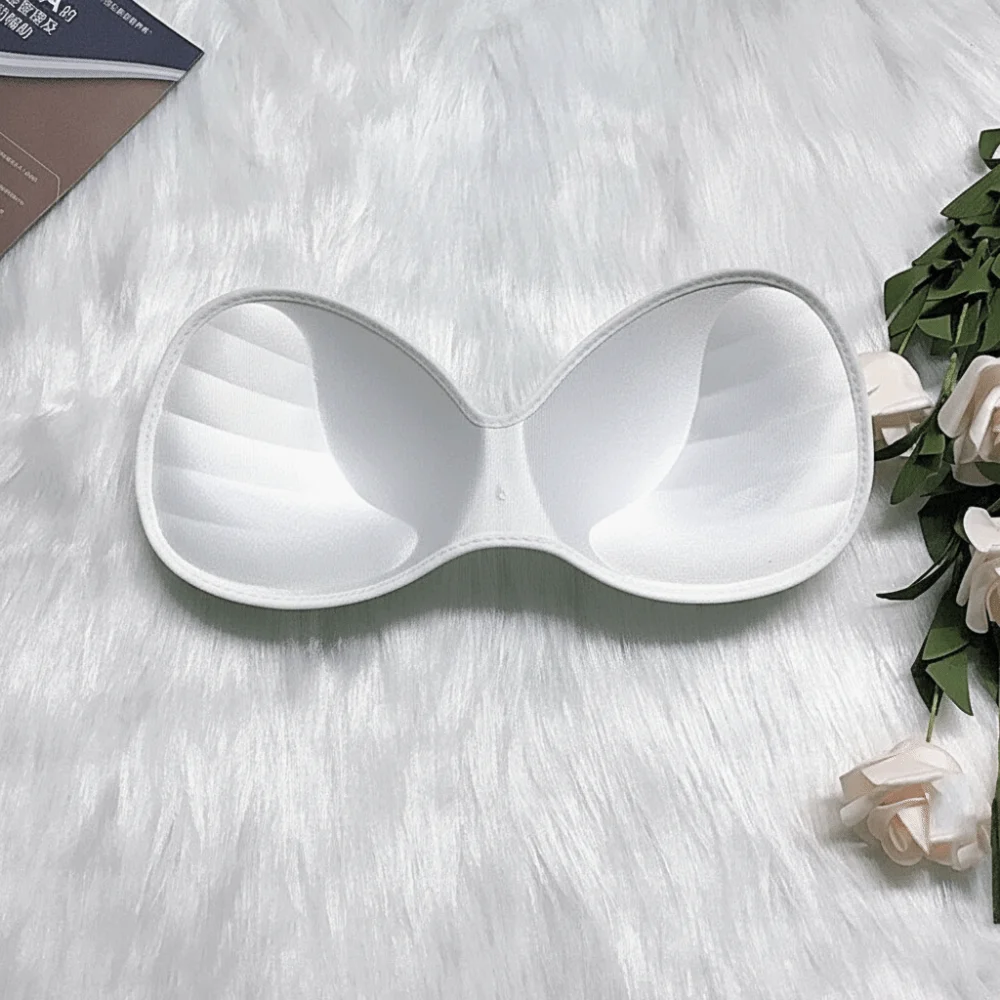 High Quality Thick Bra Pads Removable Breathable One-piece Chest Pad Seamless Push Up Bra Pads Women