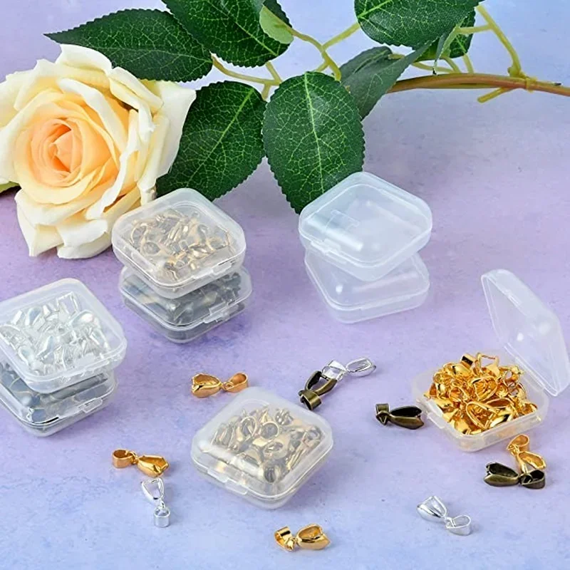 Mini Plastic Storage Container Boxes, Portable Pill Holders, Jewelry Organizers Packaged Earrings and Rings Para Brincos E Anéis