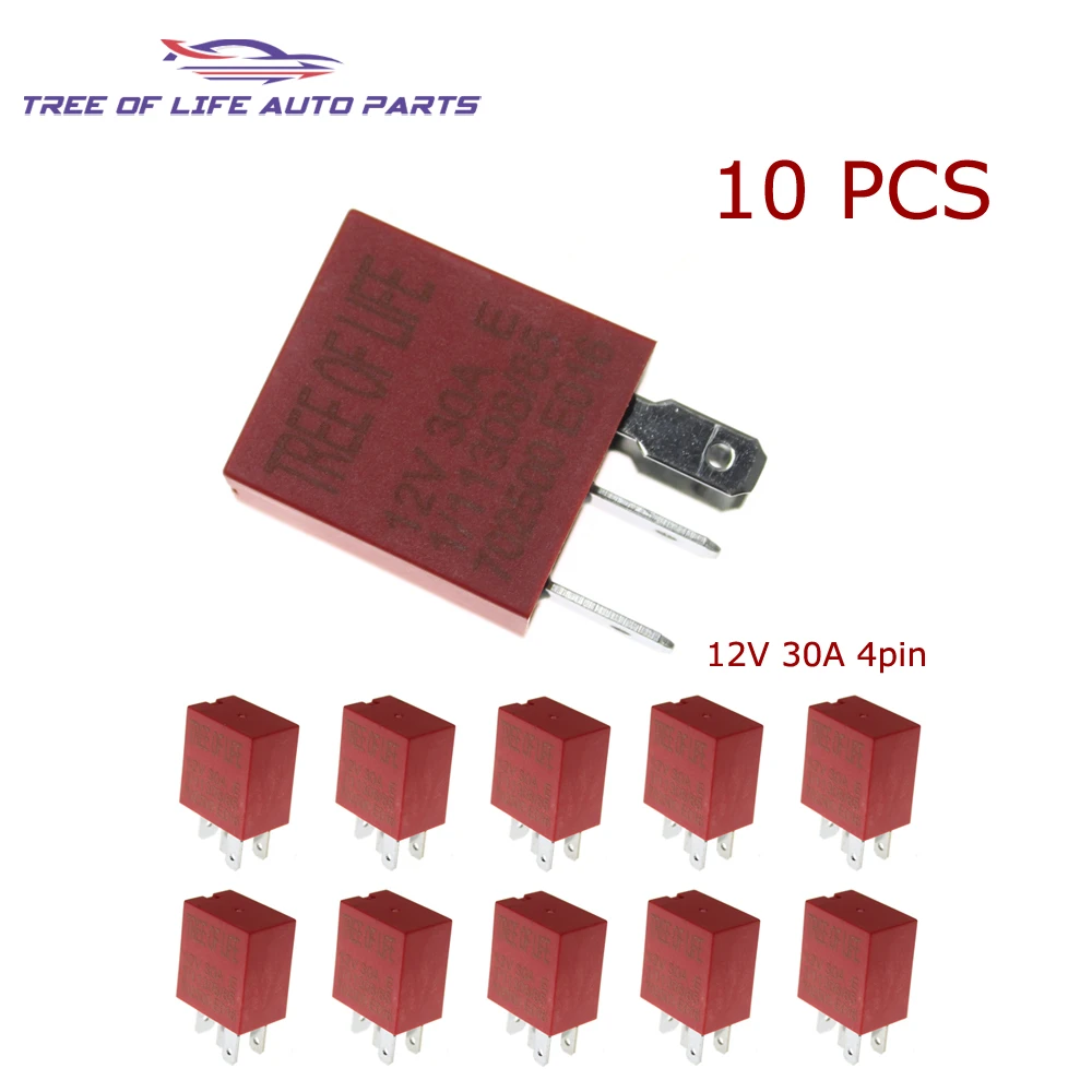 2/5/10X 12V 30A 4pin Relay For Fiat Alfa Lancia Chrysler Citroen Relay Peugeot Boxer 2009-2017 11129985 34F231002 1625932380