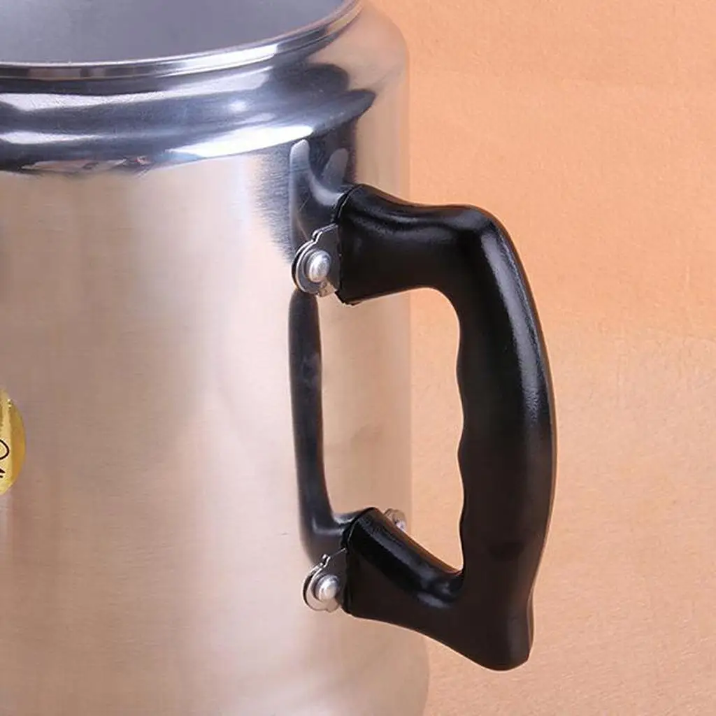 Camping Water Pot Aluminum Alloy Coffee Percolator Outdoor Argent Kettle Durable Coffee Maker for Picnic Hiking